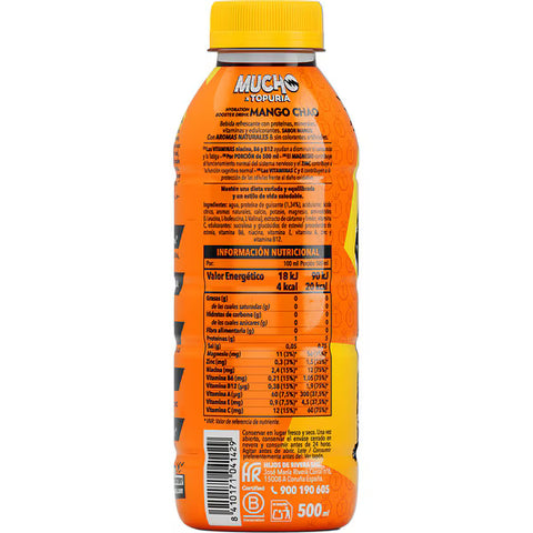 Mucho - Bebida Hidratante de Mango - Ilia Topuria - 12x500 ML
