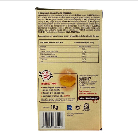 Brownie with Belgian Chocolate - box of 40 units (25g) - JR.BROWNIE