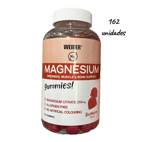 Magnesio frambuesa - 162 gomitas - Weider