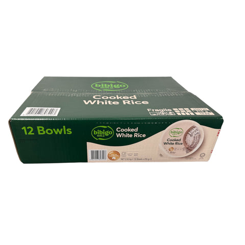 Weißer Reis für die Mikrowelle – 210 g x 12 – Bibigo