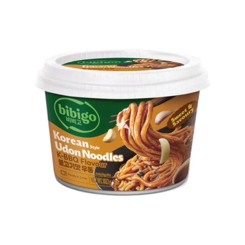 Udon Frito Sabor a Barbacoa Estilo Coreano - 6x 187.2g - Cj Bibigo