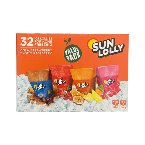 Pack variado de helados- 32 x 60 ml - Sun Lolly