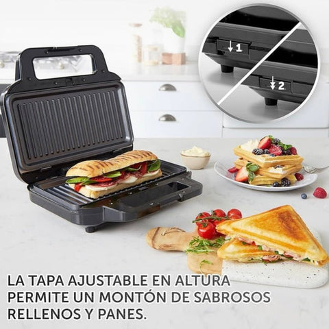 Sandwich Press Tostadora Sandwichera Breville 3-in-1 Sandwich
