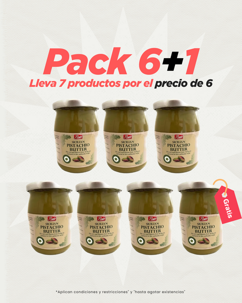 Mantequilla de Pistacho - Pisti de Sicilia (6+1 Regalo) (Oferta Limitada)