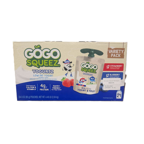 18 Count - 3 Flavor Pack - 90g - GoGo Squeez