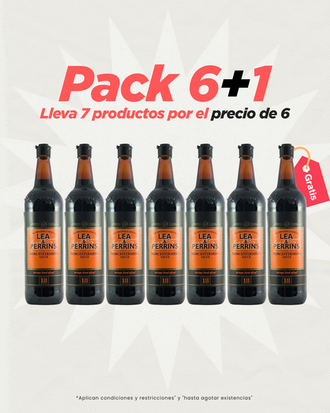 Worcestershire Sauce - Lea & Perrins - (6+1 Regalo) (Oferta Limitada)