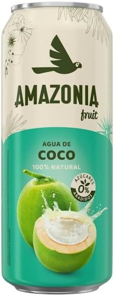 Agua de Coco 100% Natural sin Azúcares Añadidos - Pack 12 · Tesoro Natural/ Amazonia
