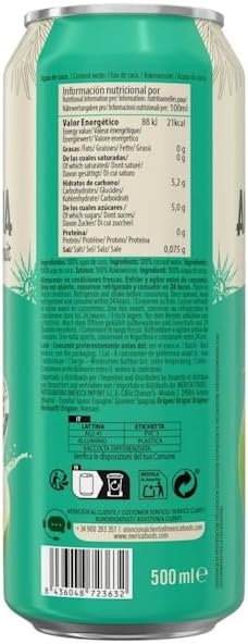 Agua de Coco 100% Natural sin Azúcares Añadidos - Pack 12 · Tesoro Natural/ Amazonia