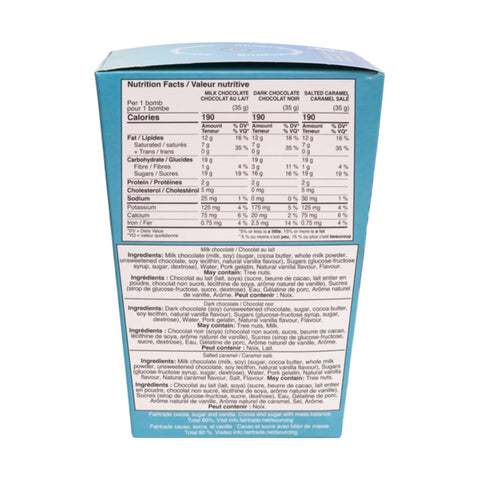 Bombas de chocolate caliente con mini masmelos - 12 Und - Deavas