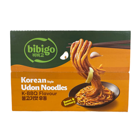 Udon Frito Sabor a Barbacoa Estilo Coreano - 6x 187.2g - Cj Bibigo