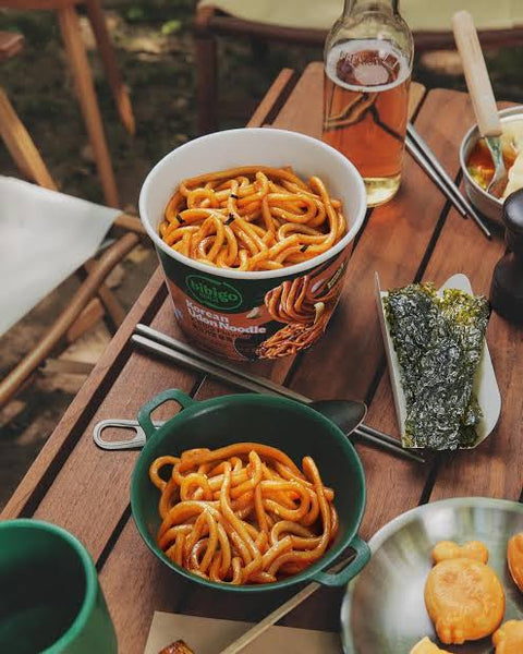 Udon Frito Sabor a Barbacoa Estilo Coreano - 6x 187.2g - Cj Bibigo