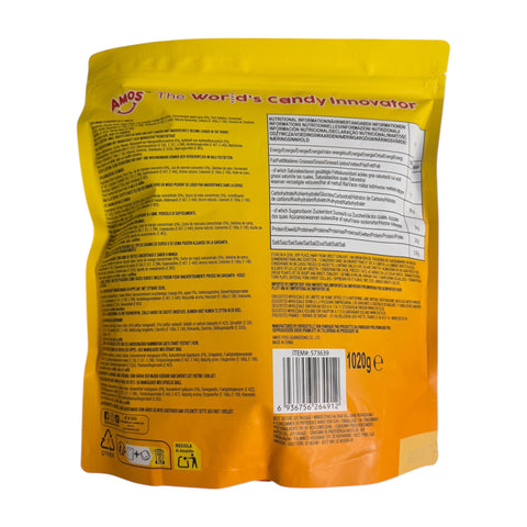 Gomitas Pelables De Mango - 34 Bolsitas x 30gr / 1kg - Amos Peelerz
