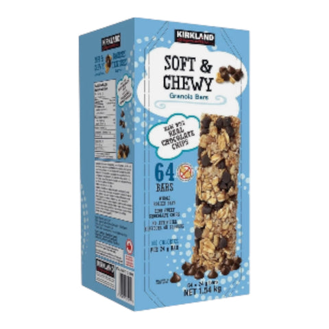 Barras de granola suaves y masticables - 1,536kg (64 unidades). - Kirkland Signature