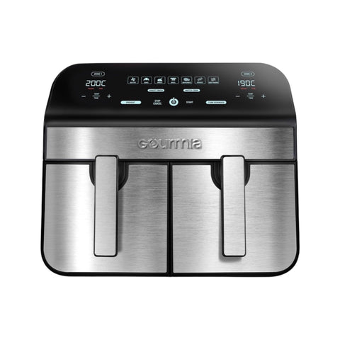 Freidora de aire digital Gourmia 7,6 L con luz y ventana