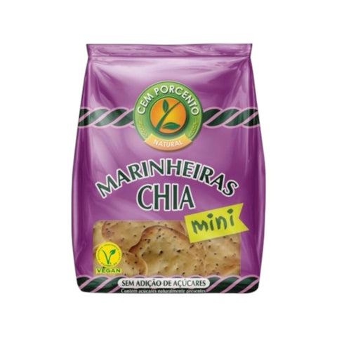 Galletas marinheiras con semillas de chía - Cem Porcento