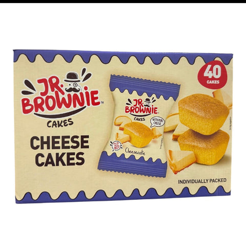 Brownie with Belgian Chocolate - box of 40 units (25g) - JR.BROWNIE