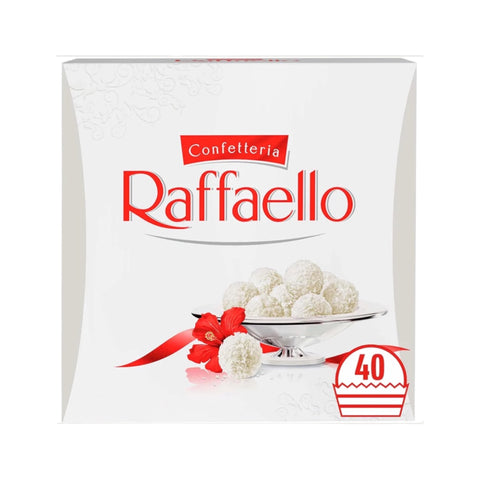 Raffaello Pralines, White Chocolate Coconut Almond Confectionery - 400g - Ferrero