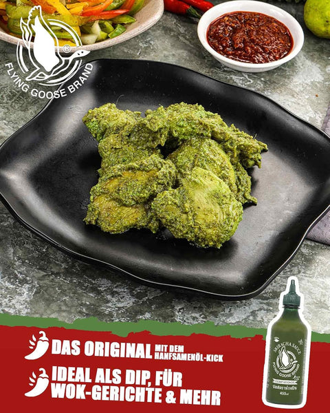 Flying Goose Sriracha cáñamo - uso