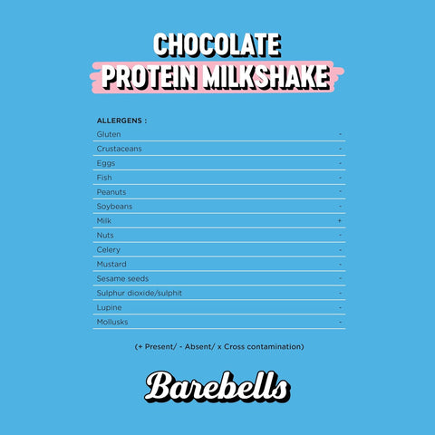 Batido de proteínas Milkshake Chocolate- 8 x 33cl- Barbells