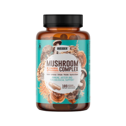 Complejo de 5 hongos - 180 cápsulas - Weider