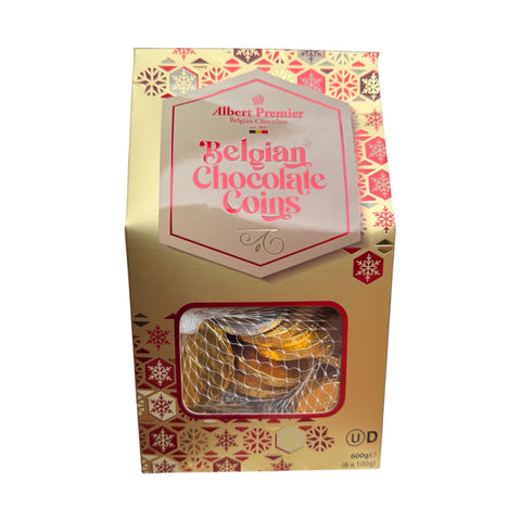 Monedas de chocolate belga - 600g- Albert Premier