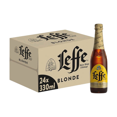 Cerveza Blonde de Abadía Belga - Pack 4×6 330ml - Leffe