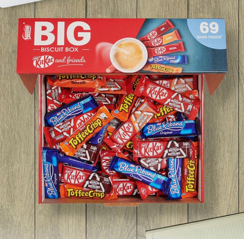 Big biscuit box, Kit Kat y amigos - 69 barras - Nestle