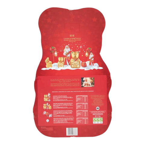 Lindt Teddy - Calendario de Adviento 3D (310 gramos), lujoso