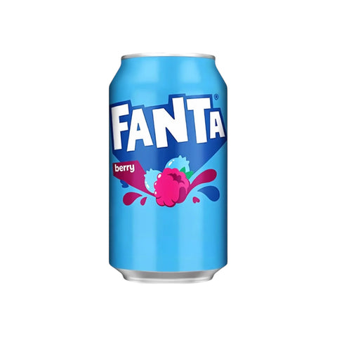 Fanta Berry, bebida de arándano azul de - 355ml 
(paquete de 12)