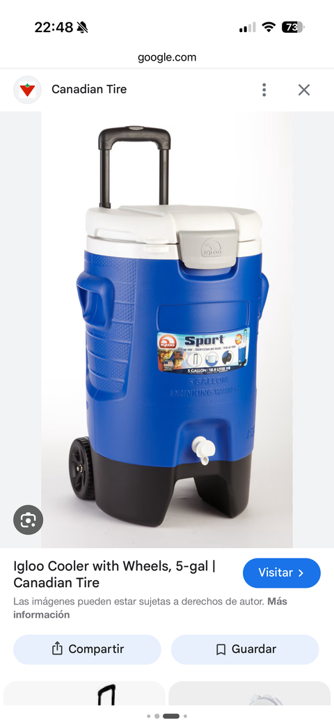 Nevera sport roller con capacidad de18.92 L -- Igloo
