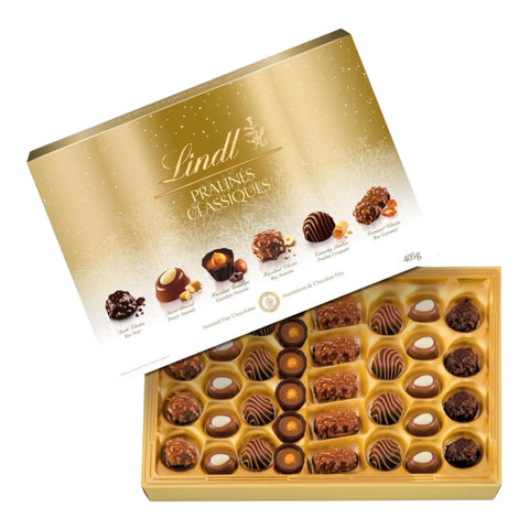 Chocolates Clásicos Pralinés Surtidos - 405g - Lindt