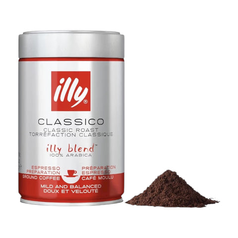 Classico - Café Molido del Tueste, 1 Lata de 250 G - Illy
