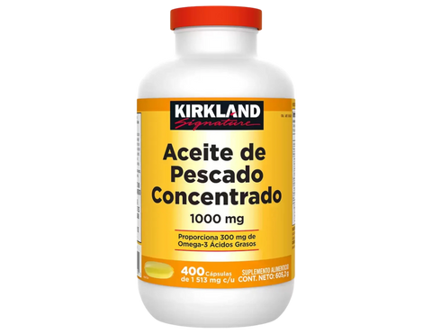 Aceite de pescado - 400 capsulas - Kirkland