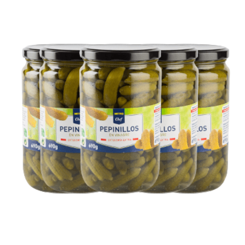 Kleine eingelegte Gurken - 690 g - Metro Chef
