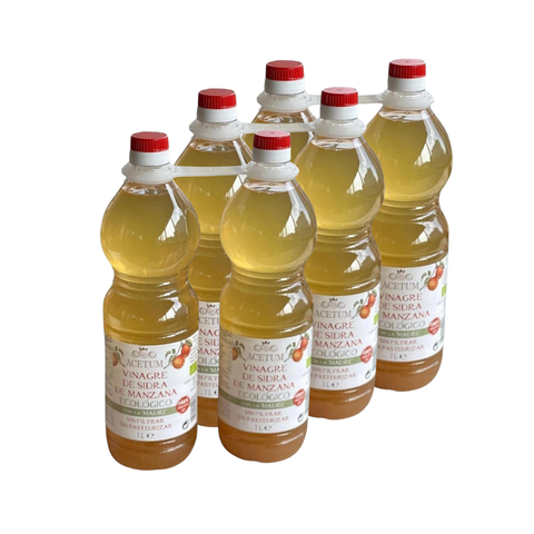 Pack x3 Vinagre Sidra de Manzana Madre- 2 LITROS -  - Acetum