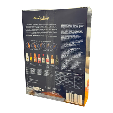 Botelliotas de chocolate negro rellenas de licores - 750g - Anthon Berg