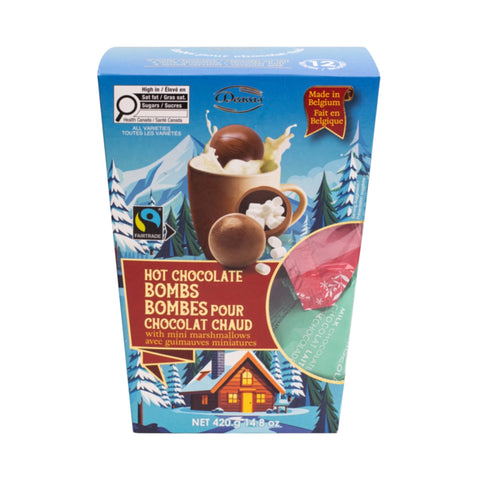 Bombas de chocolate caliente con mini masmelos - 12 Und - Deavas