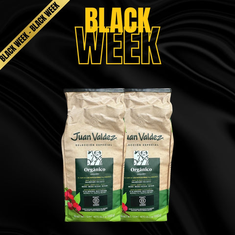 [BLACK WEEK ⚫️⚡️] Pack de 2 Café Orgánico Colombiano  - Juan Valdez Café - (2Kg)