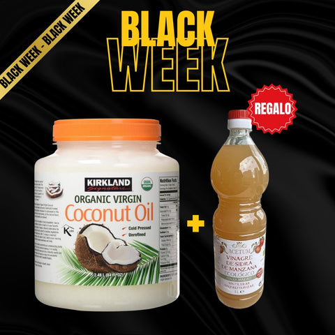 [BLACK WEEK ⚫️⚡️] Aceite de Coco Virgen Prensado en Frío - 2.28kg  + REGALO