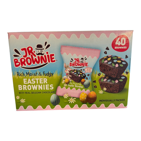 Brownie with Belgian Chocolate - box of 40 units (25g) - JR.BROWNIE