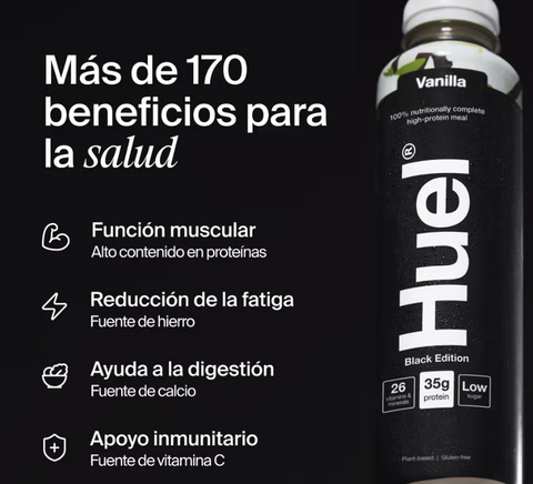 Batido de proteina con 35g  - 12x500ml - Huel