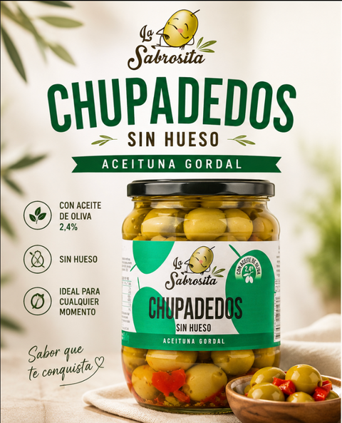 Aceitunas sin hueso - la Sabrosita - 400g
