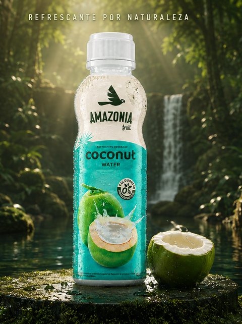 Agua de Coco 100% Natural sin Azúcares Añadidos - Pack 12 · Tesoro Natural/ Amazonia