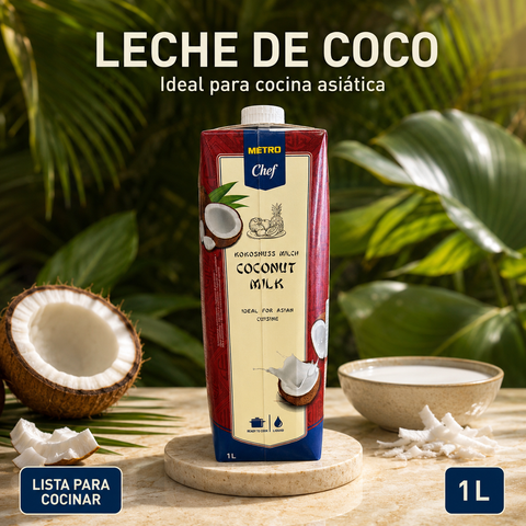 Leche de coco - 1 LT - Metro Chef