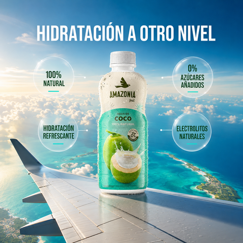 Agua de Coco 100% Natural sin Azúcares Añadidos - Pack 12 · Tesoro Natural/ Amazonia