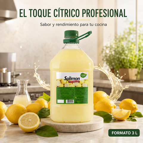 Zumo de Limón Exprimido 100% Natural - Solimon