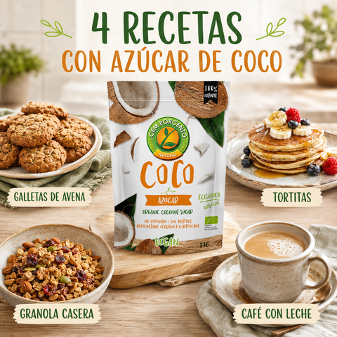 Organic Coconut Sugar - Cem Percento - 1 Kg