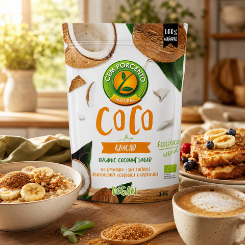 Organic Coconut Sugar - Cem Percento - 1 Kg