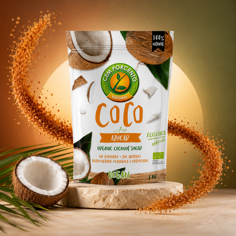 Organic Coconut Sugar - Cem Percento - 1 Kg