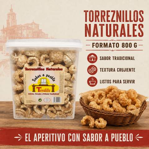 Torreznillos Fritos Naturales - Tendilla - 800g